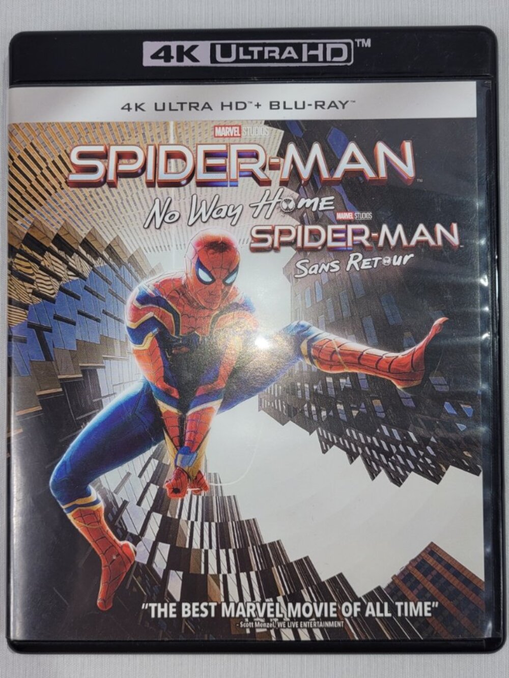 4K Blu-Ray Marvel 2021 Spider-Man No Way Home Cinematic Universe Movie